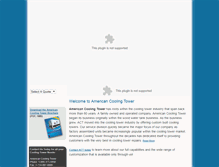 Tablet Screenshot of americancoolingtower.com
